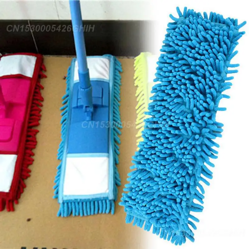 Blue Chenille Mop Head Long-lasting Durability Innovative Top-quality Floor Cleaning Supplies Extendable Mops Cleaning Supplies