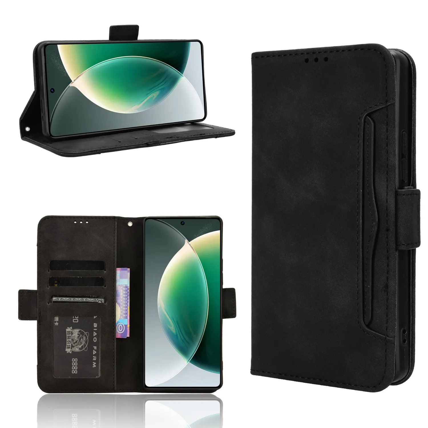 Separate type many Card Slot Wallet Cover For Tecno Camon 30 5G CL7 Flip PU Leather Shockproof Phone Case For Tecno Camon 30 CL6