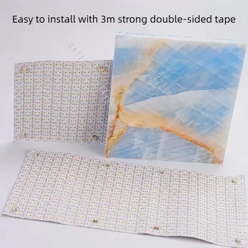 Light-emitting Back Plate 24V Three-color LED Flexible Light Sheet Transparent Light Panel