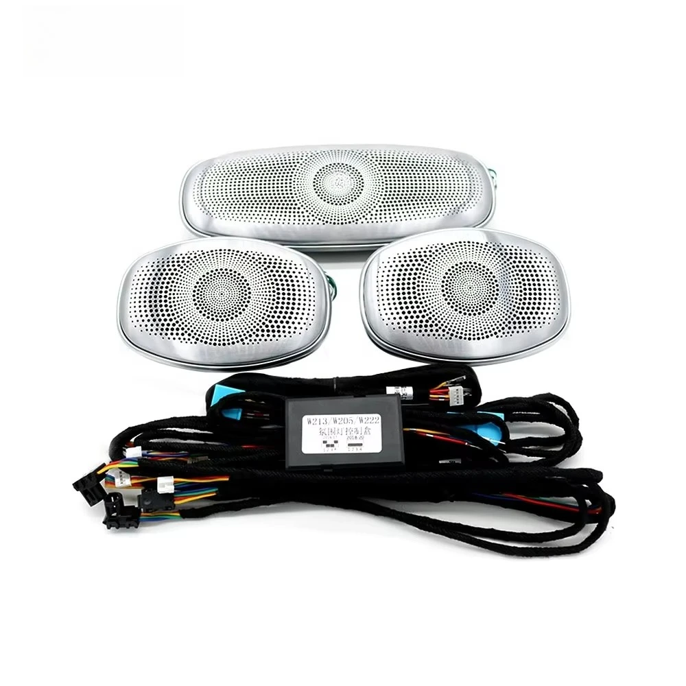 High-quality Car Loudspeakers Audio System LED Ceiling Speakers Synchronous Original Ambient Light for  W213