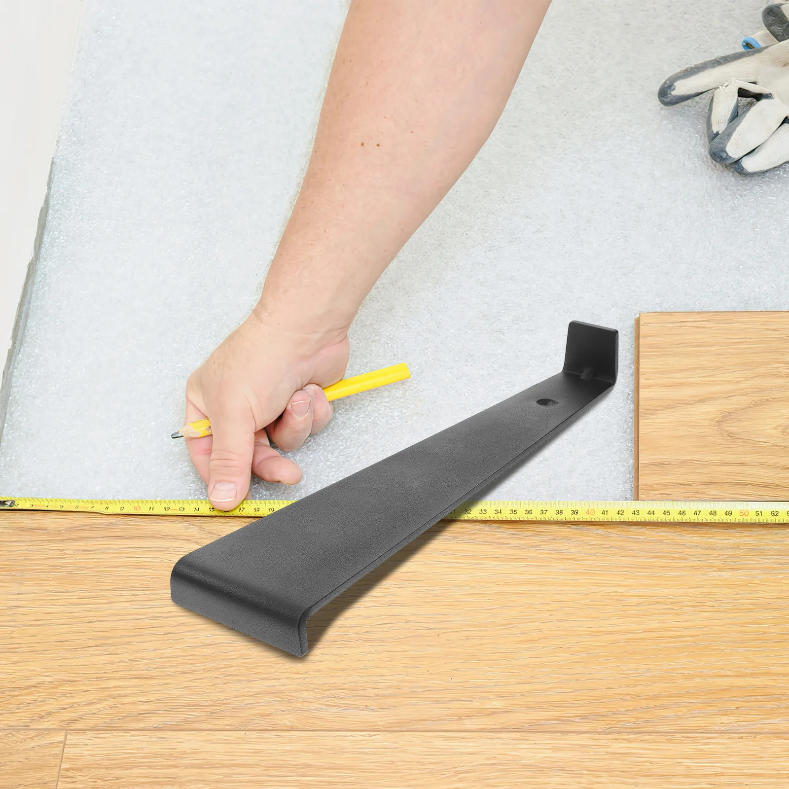 Рисунок 6 - Установка пола # Стальной деревянный пол