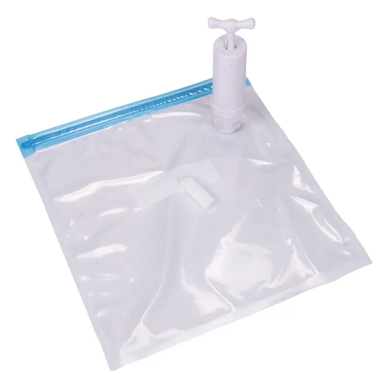 Bolsas Sous Vide A99U, Paquete de 15, Reutilizables, para Almacenamiento de Alimentos al Vacío, Sellador Eléctrico con Bomba Manual, 2 Tamaños de Bolsas Selladas, 4 Clips