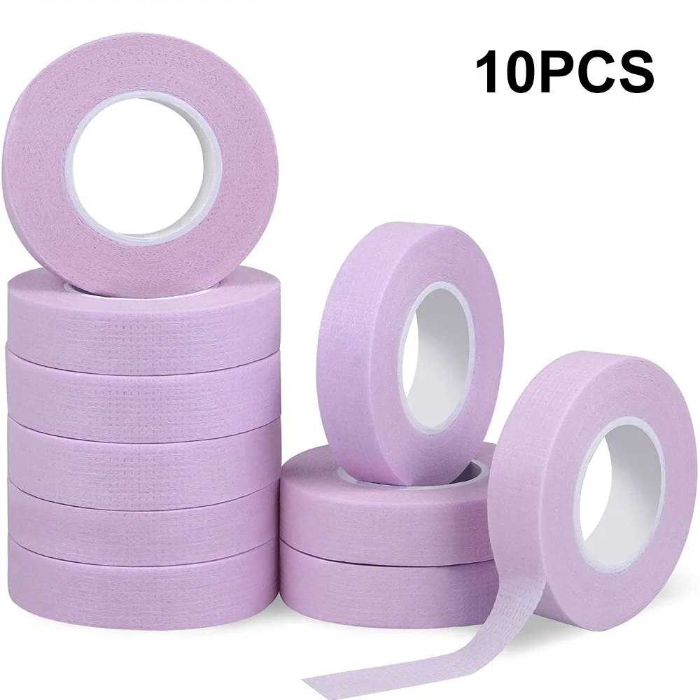 10pcs Lash Extension Tape Makeup Tools Eyelashes Supplies Accessories Professional Wholesale Micropore Eyelash Extension Tape