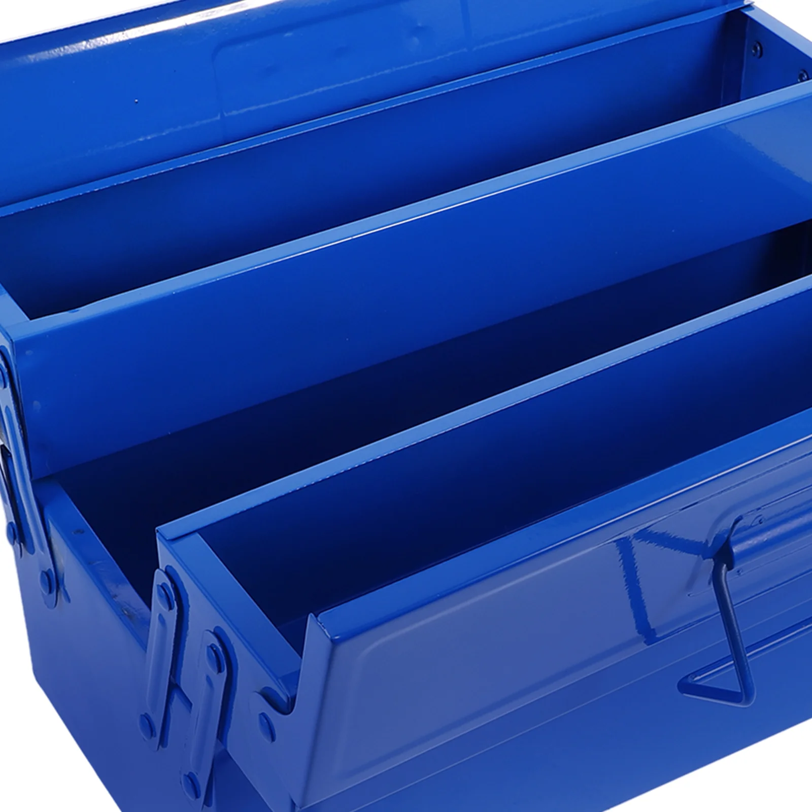 

1Pc Portable Tool Carrying Case Double Layer Toolbox Stylish Organizer for Home Office