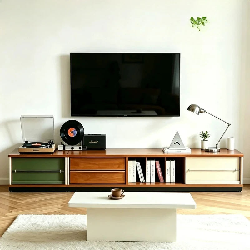 Living Room Lounges Wood Tv Cabinet Salon High Quality Modern Tv Cabinet Stand With Storage Magalu Loja Oficial Nordic Furniture