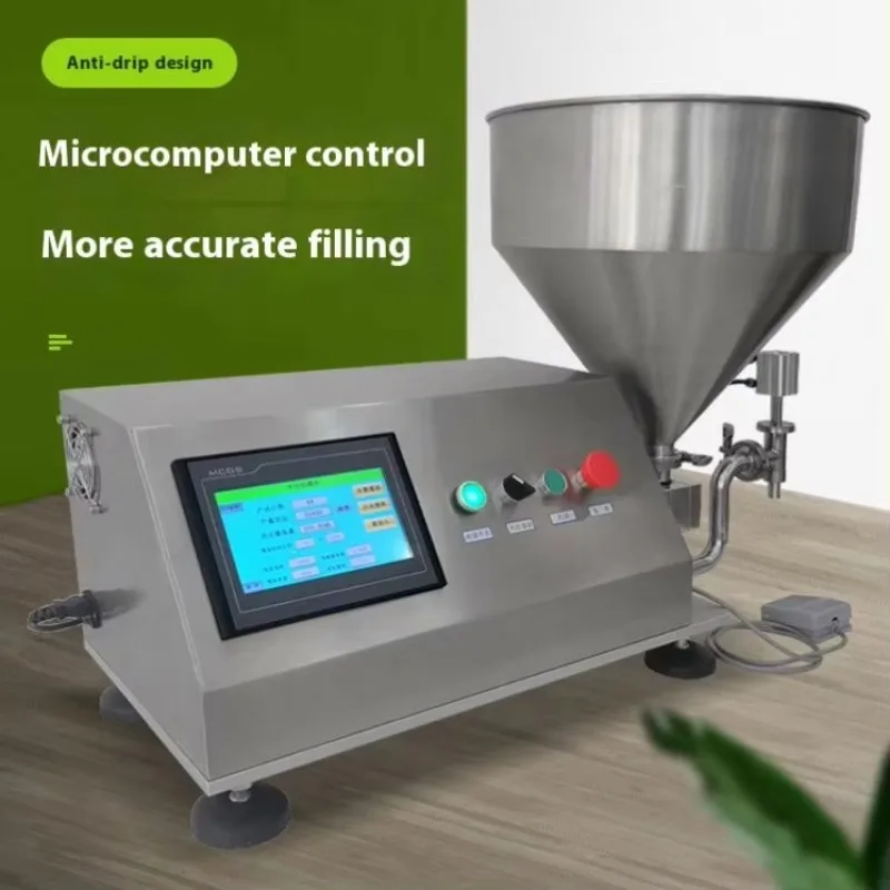 Semi Automatic Rotary Servo Lobe Rotor Gear Pump Piston Thick Oil Cream Paste Filling Machine Dispenser for Thick Liquids