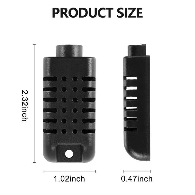 Caja electrónica de Sensor de humedad, caja de plástico pequeña, caja de Proyecto de instrumentos, caja de Control (2 piezas)