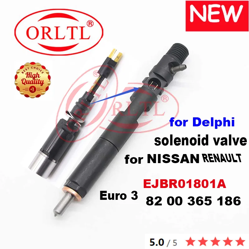 Diesel fuel Solenoid Air Valve Magnetic  Electro  for YUCHAI Delphi Injctor EJBR01801A  82 00 365 186 Euro 3