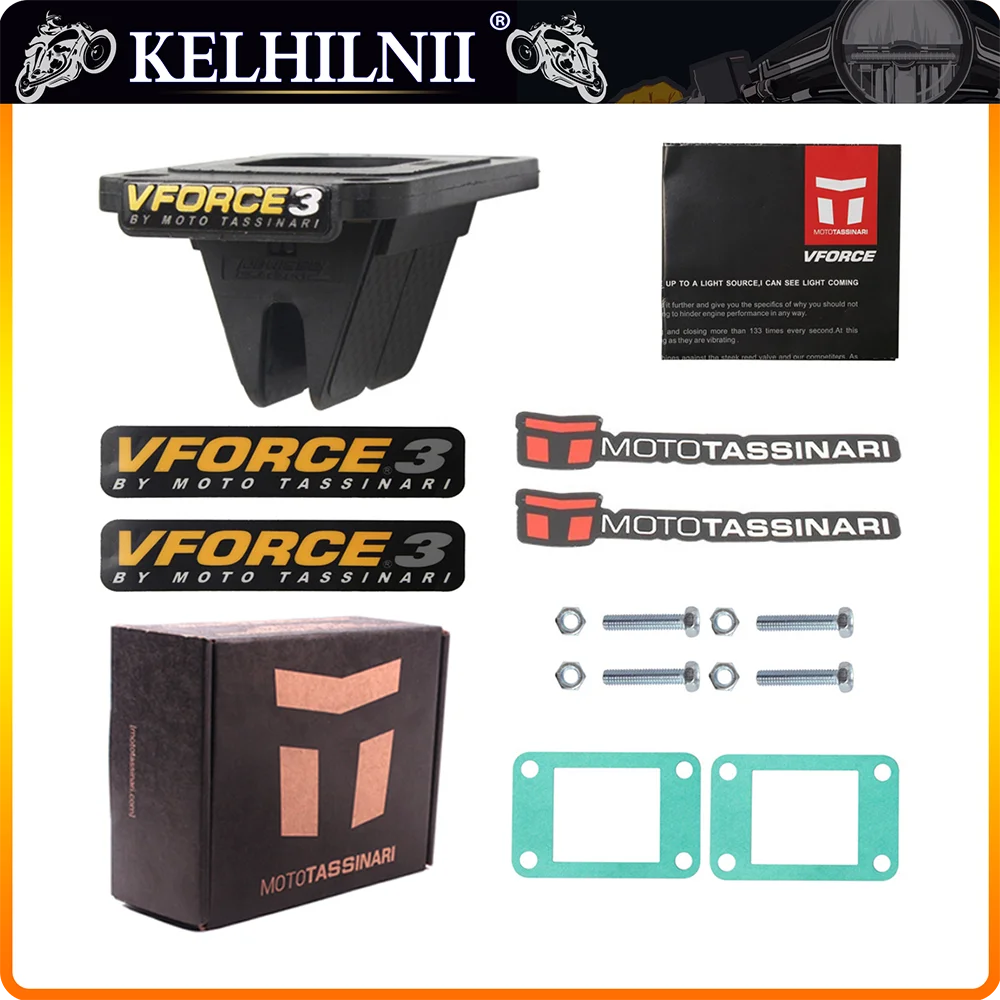 Motorcycle V351B Reed Valve VForce V-Force 3 System For KTM SX 65sx 50sx Minarelli KDM AM6 LC Reed Block Motocross Dirt Bike