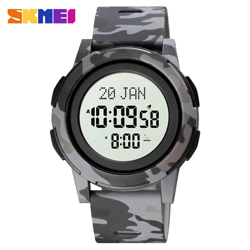 Skmei Electronic Men's Sports Watch Multi-Purpose Alarm Clock Middle East Worship Prayer Electronic Watch