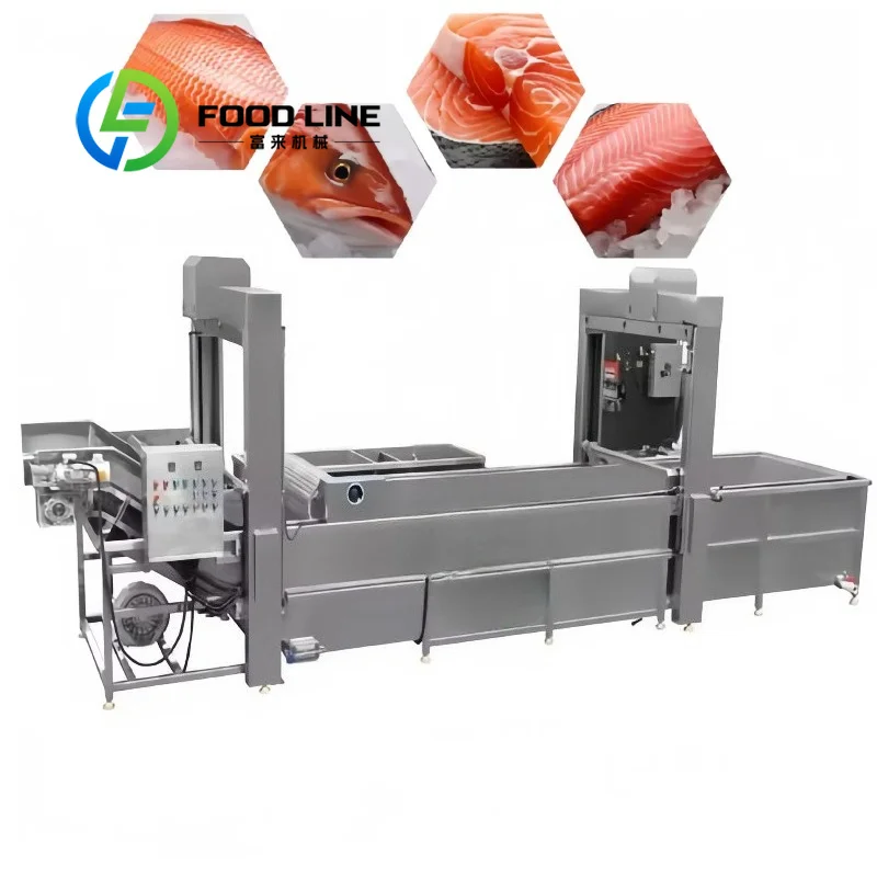 Continuous Water Bath Thawing Machine Filter Circulation Keeps Bath Water Clean To Meet Food Processing Sanitation Standards