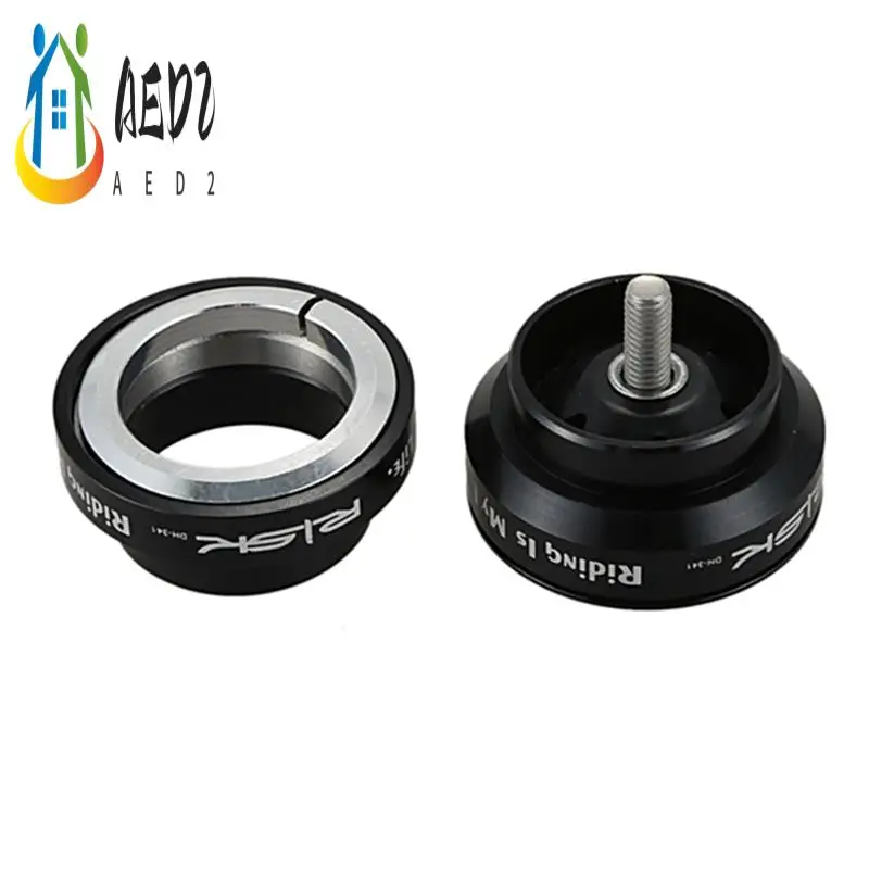 

AED2-RISK 1 шт. внешняя велосипедная вилка гарнитура 34 мм гарнитура черный алюминиевый сплав для дорожных велосипедов с фиксированной передачей