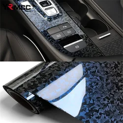 Car Stickers Vinyl Wrap Carbon Fiber Films Grayish Blue Wrap Decal Auto Body Decoration Waterproof Stickers for Car Accessories