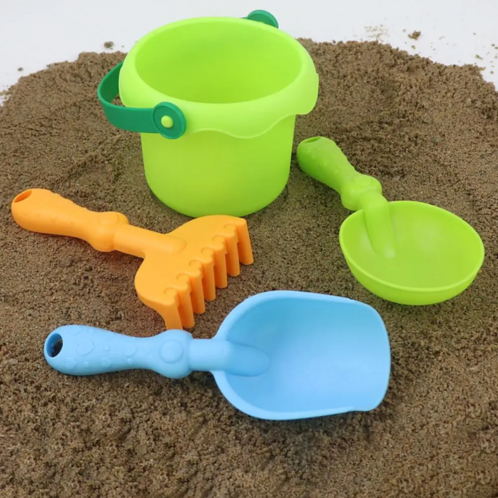 Полезные детские пляжные игрушки, веселые удобные захваты, инструменты для копания песка с ведром, легкие детские пляжные игрушки, подарок