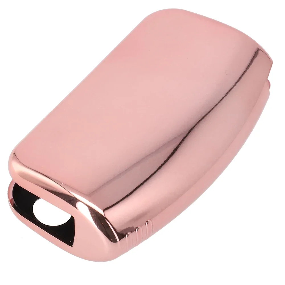 Key Key Chain Parts Protective For Ford Fiesta Focus Remote Replacement Replaces Rose Gold 3 Button Accessory Car Case