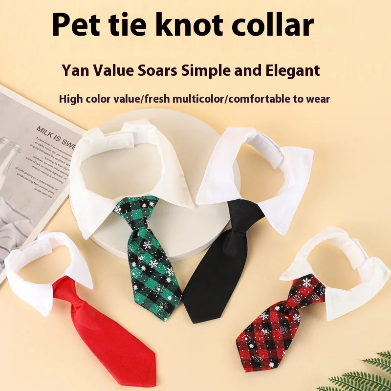 

Pet Bow Tie Tie Saliva Towel Dog British Style Gentleman Scarf Cute Cat Jewelry Collar