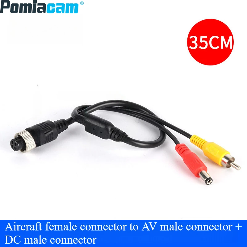 gx12-rca-dc-bnc-アダプタケーブル-4-芯航空ヘッドカメラホスト変換ケーブル車両監視純銅ビデオケーブル