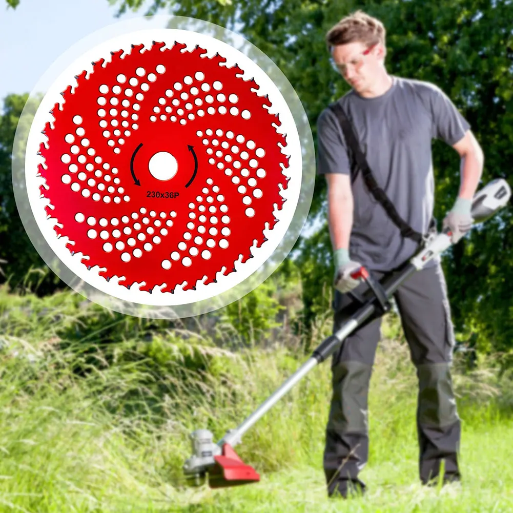 36tooth Carbide Tipped Blades for Brush Cutter Weed Eater Trimmer Compatible with Lawn Care Farmland Roadside Maintenance