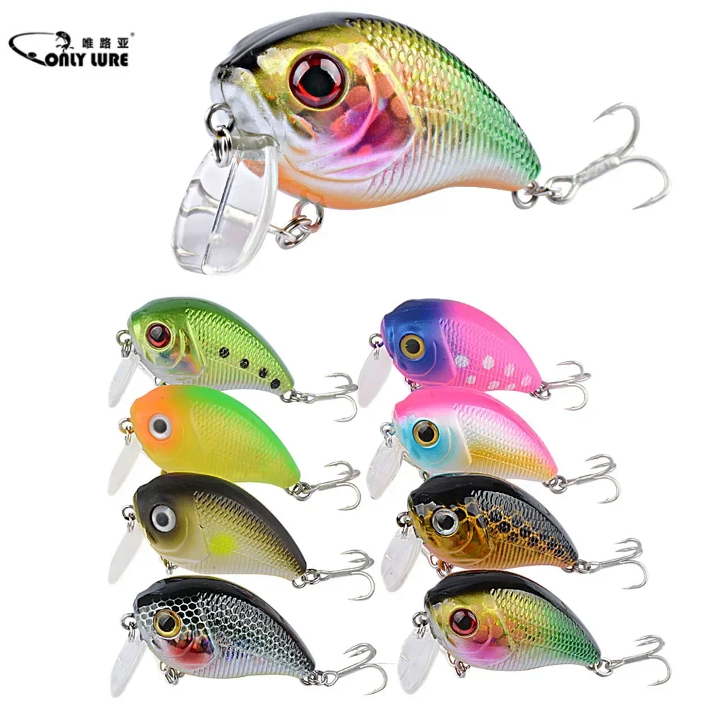 Luya Bait New Floating Bait Little Fat Rock 4.4cm/6.0G Noise Hard Bait Warping Beak Sea Fishing Gear