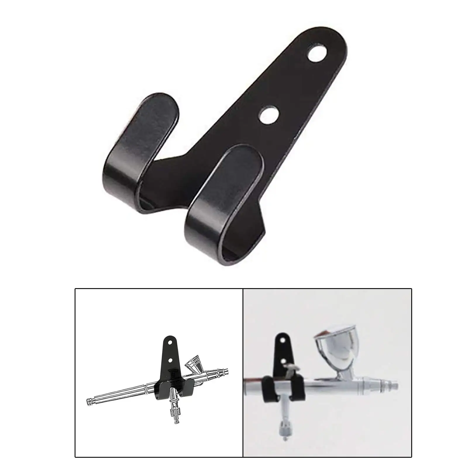 Airbrush Stand Holds up Stand Support DIY Crafting Station Stand Storage Hanger Bracket for Air Compressor Workstand Beginner view 4