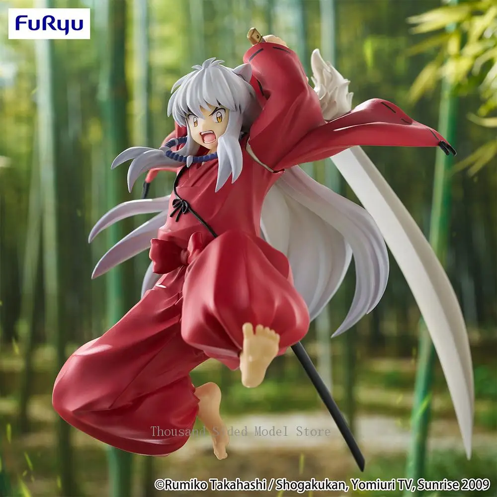 

Оригинальная фигурка FuRyu Trio-Try-iT Inuyasha Vol.2, модель из ПВХ, украшение, аниме-периферия, коллекционная игрушка, 13 см, мультяшный подарок