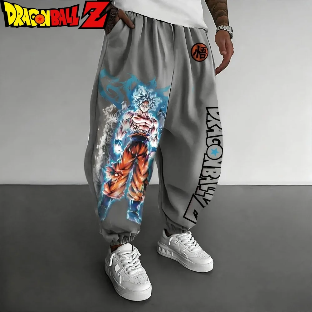 

Dragon Ball 2025 Autumn/Winter New Men's Pure Cotton Sports Pants Fashion Anime Printed Loose Japanese Casual Hip Hop Pants