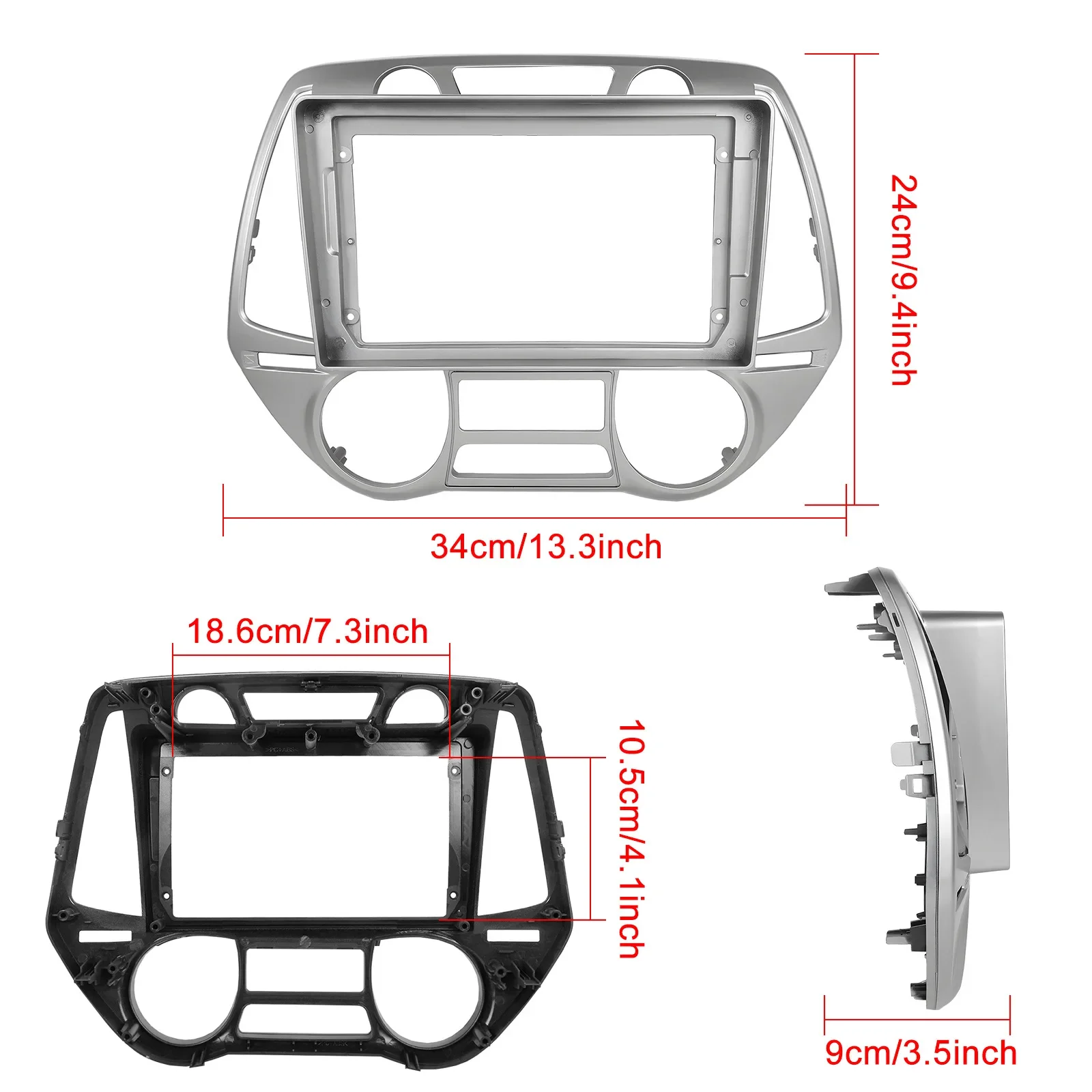 Автомобильный радиоприемник, мультимедийное видео для Hyundai I20 2008-2012 Android 14, беспроводной Bluetooth Carplay, GPS-навигация, сенсорный экран, стерео