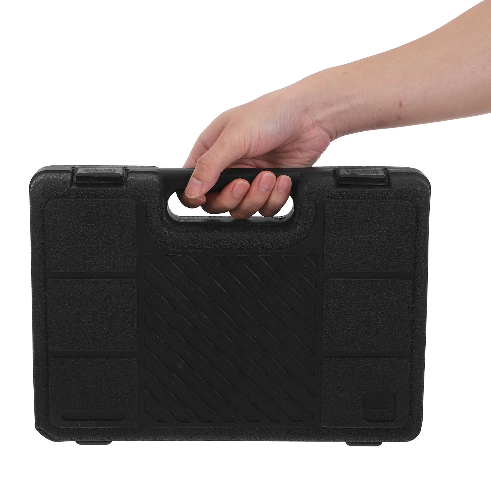 Caja de almacenamiento de herramientas de alta capacidad para herramientas de cincel de aire, estuche organizador resistente con paredes y pestillos reforzados, bolsa de herramientas portátil