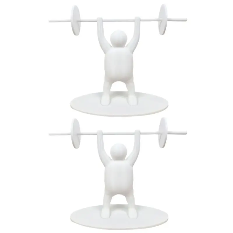 

AEE2-Weightlifter Toilet Paper Holder 3D Printed Toilet Paper Holder Athlete Gift Bathroom Decor