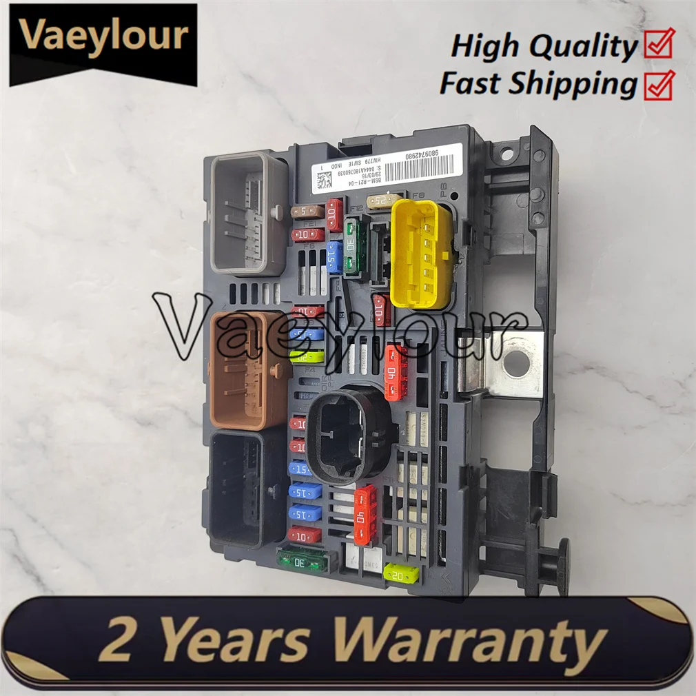 Nova caixa de fusíveis r03 r04 r05 r06 r20 bsm 9807028780 para peugeot 307 308 607 807 parceiro especialista mk3 citroen c4 berlingo 9675878780
