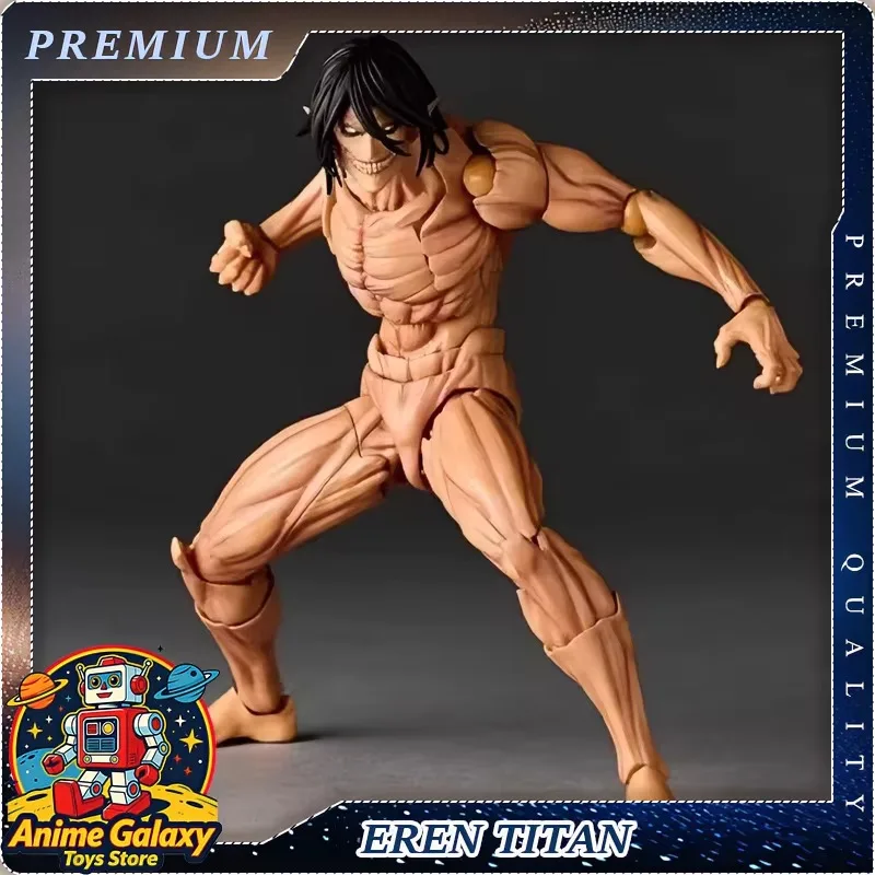 

Attack On Titan Eren Titan Movable Action Figure PVC Collectible Model Desktop Ornament Anime Peripheral Fans Collection Gift