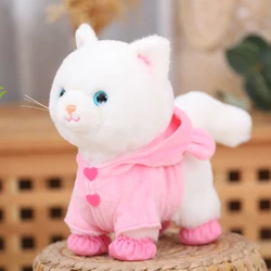 Perro Robot de juguete para niños, juguete interactivo electrónico con Control de sonido/magnetrón, para caminar, peluche