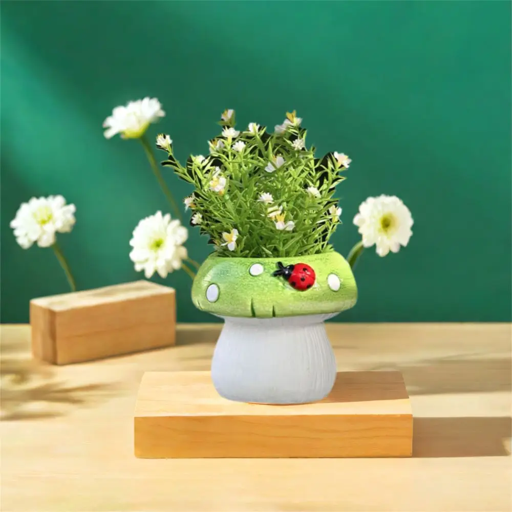 

Контейнер для цветочных композиций, керамическая ваза для грибов, современный креативный цветочный горшок, изысканная гидропонная посуда для растений, спальня