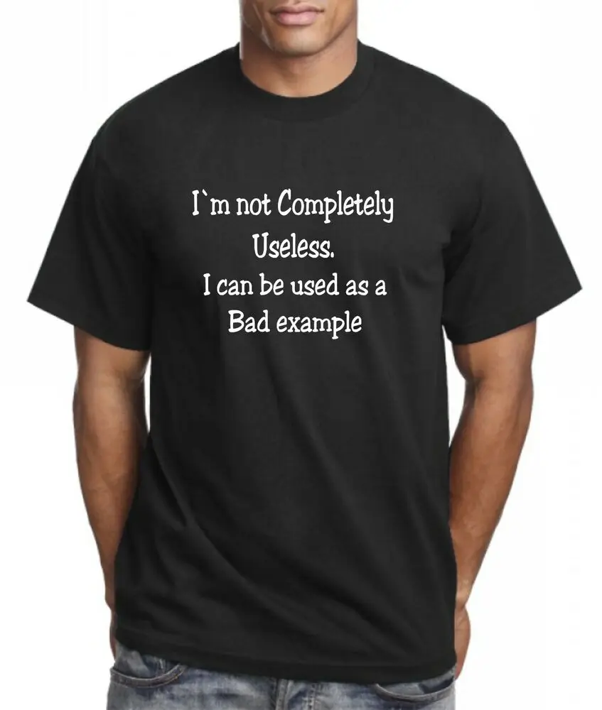 Im not Completly Useless I can be used as a bad Funny Adult Naughty Xmas T Shirt  Cotton Luxury brand vintage oversized