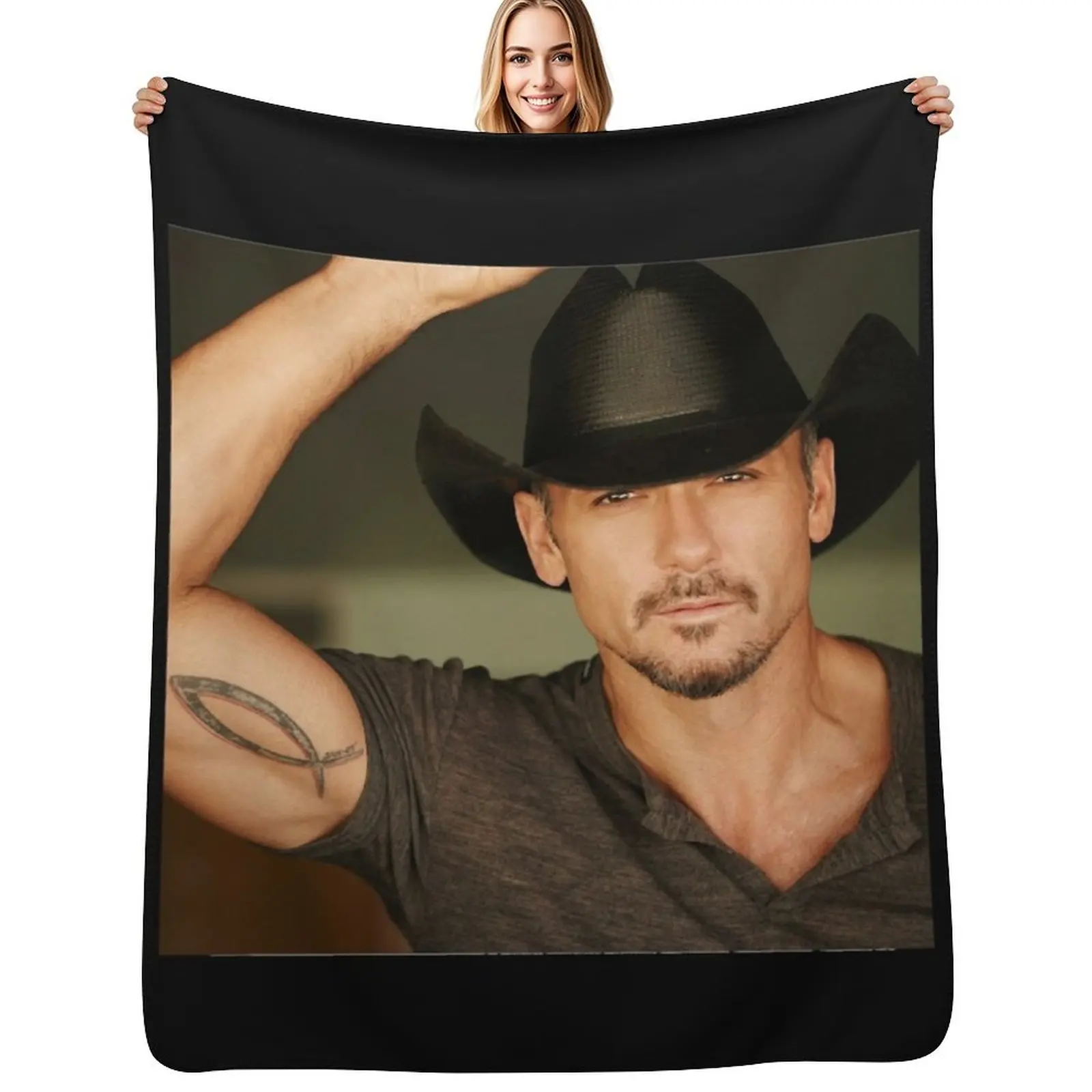 

mcgraw tim Throw Blanket Plush cosplay anime Bed Fashionable Luxury Blanket
