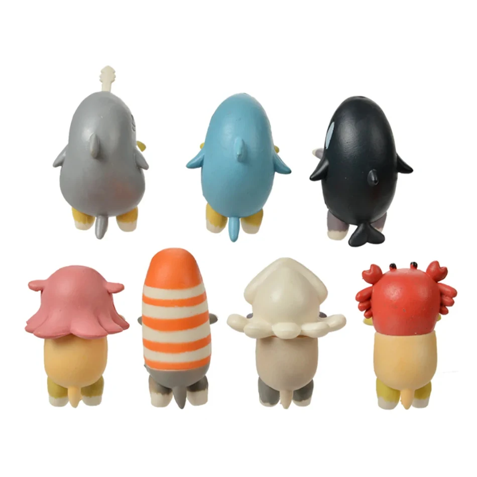 Sunny Angel Blind Box Hippers Mini Anime Figur Mo fusand Shark Cat Actionfigur Spielzeug für Fans Kinder Weihnachtsgeschenke – Detail 7