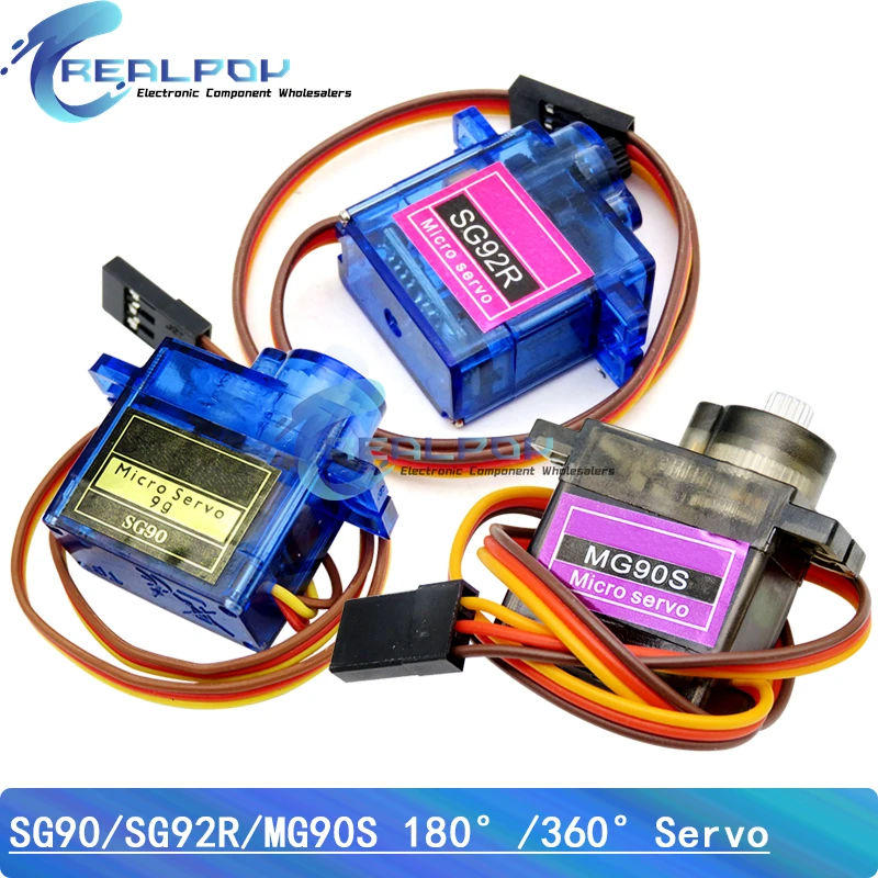 SG90 SG92R MG90S MG945 MG946R MG995 MG996R Servo Metal Gear per modello di elicottero barca per Arduino UNO braccio meccanico fai da te