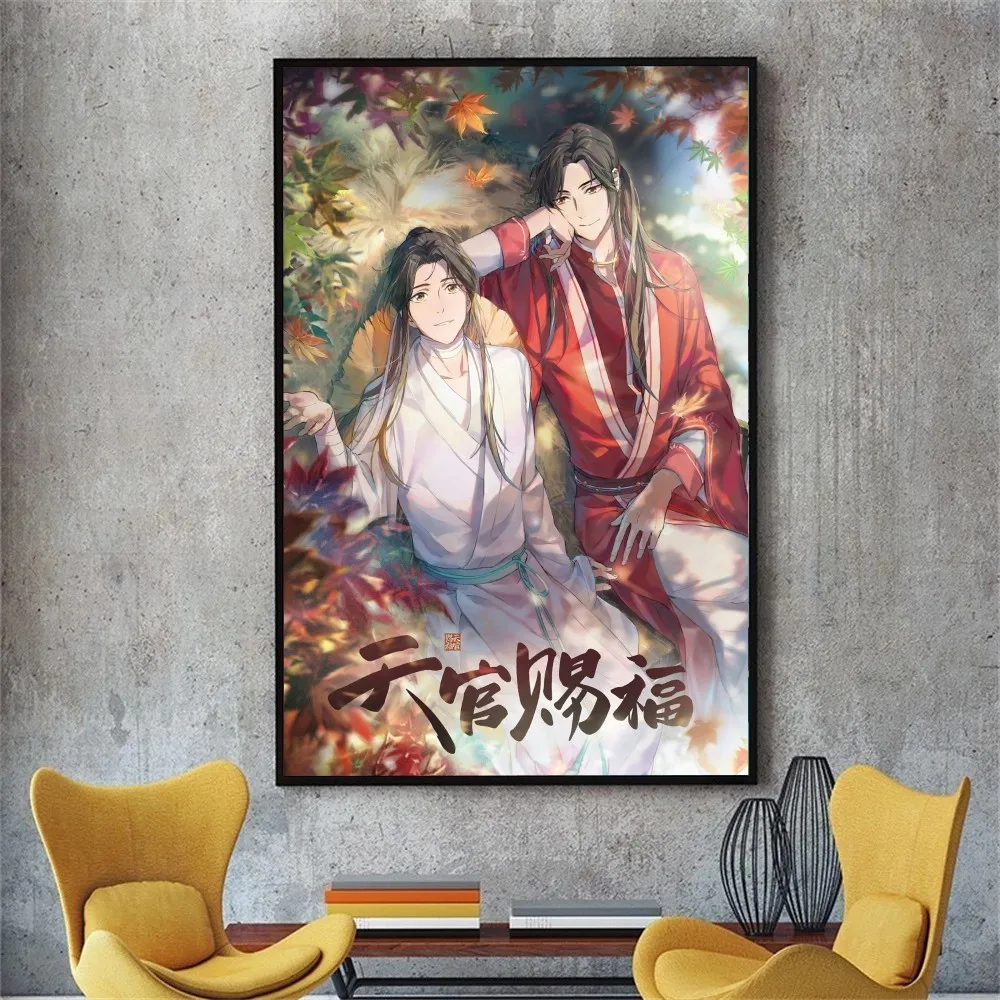 Tian Guan Ci Fu Poster DIY Poster Kraft Paper Vintage Poster Wall Art Painting Study Stickers Big Szie Wall Painting