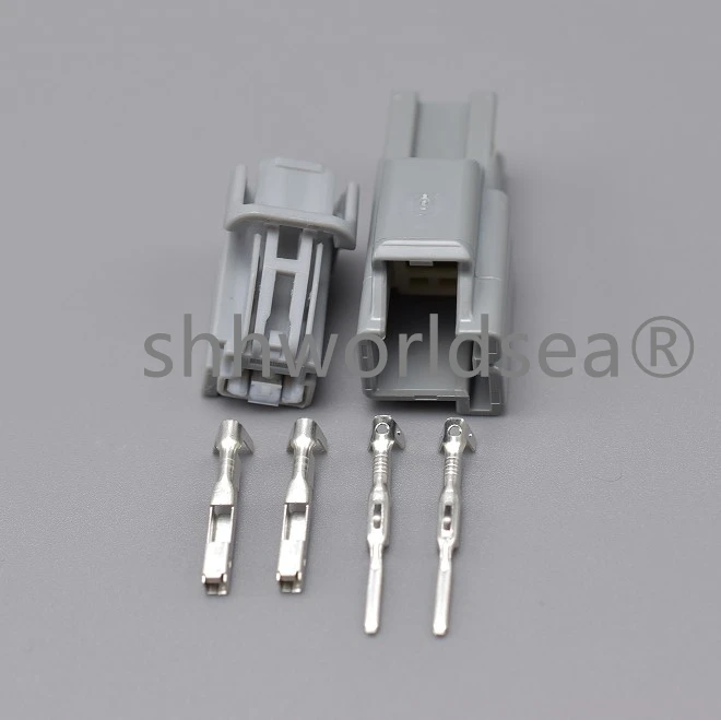 shhworldsea 2P 7283-6443-40 Car Wire Cable Unsealed Socket 7282-6443-40 Automotive Electrical Connector