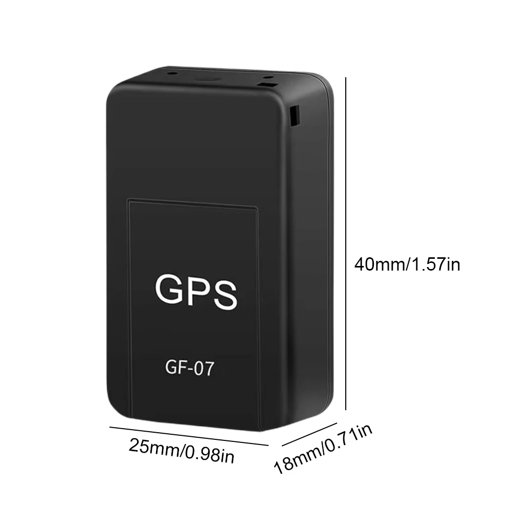 Mini GF-07 GPS Car Tracker Real Time Tracking Anti-Theft Anti-lost Key Pet Locator Strong Magnetic Mount SIM Message Positioner