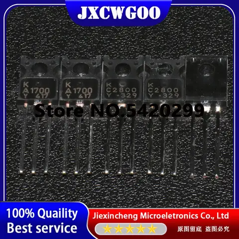 (5pair/10pair/30pair) KTA1700 A1700 KTC2800 C2800  KTA1700-Y KTC2800-Y TO-126F Audio power amplifier  New original