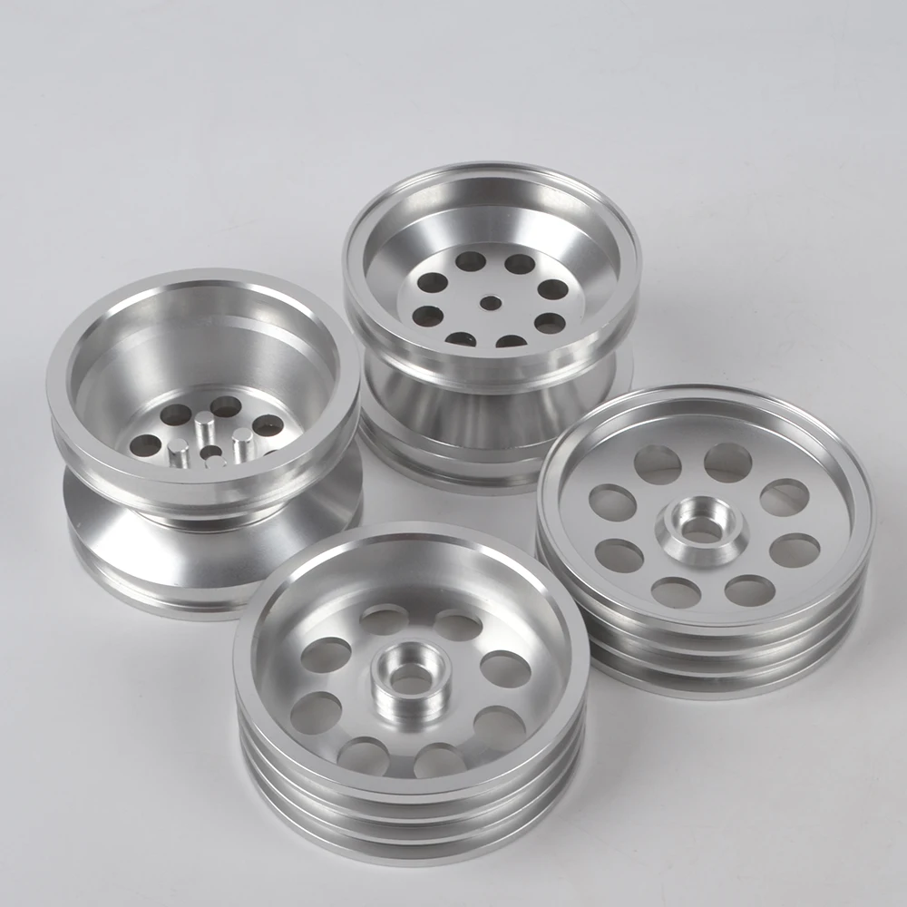 Aluminum Alloy Wheels Rim for Tamiya Wild One FOX Nova Buggy Vintage Off-Road Upgrade Parts