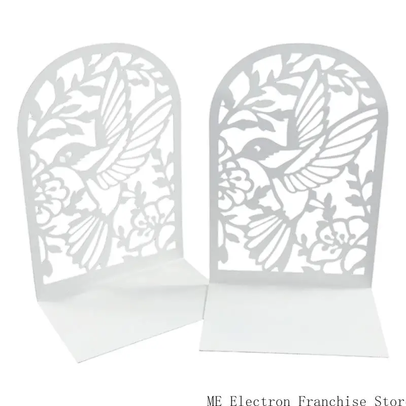 T5EA 2pcs выдолбленная птица цветочный конец