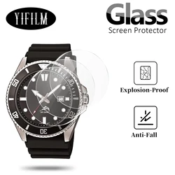 2PCS Screen Protector Guard For MDV-106 MDV106 Luminous Diving Watch HD Clear 2.5D Slim Tempered Glass Protective Film