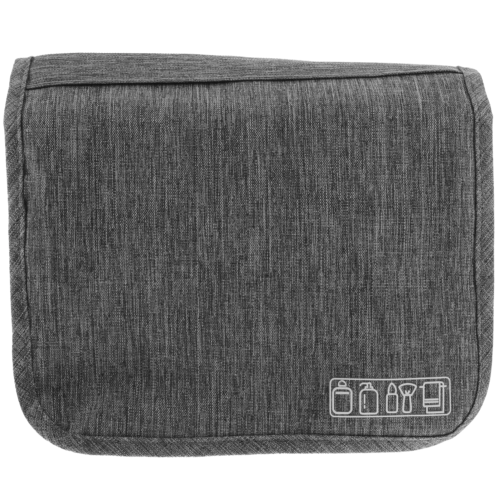 

Portable Toiletry Dry Wet Separation Large Capacity Storage Portable Toiletry Bag Travel Outdoor Gray Foldable