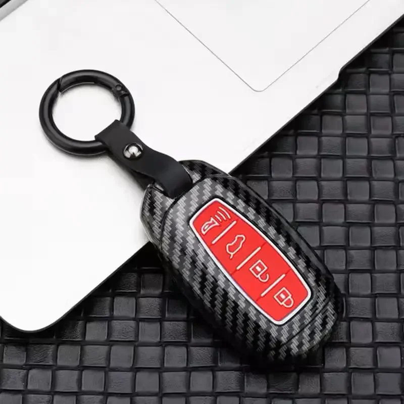 

Carbon Car Key Case Cover For Hyundai I30 Ix35 Encino Azera Solaris Kona Encino Solaris Grandeur Ig Accent Santa Fe Palisade