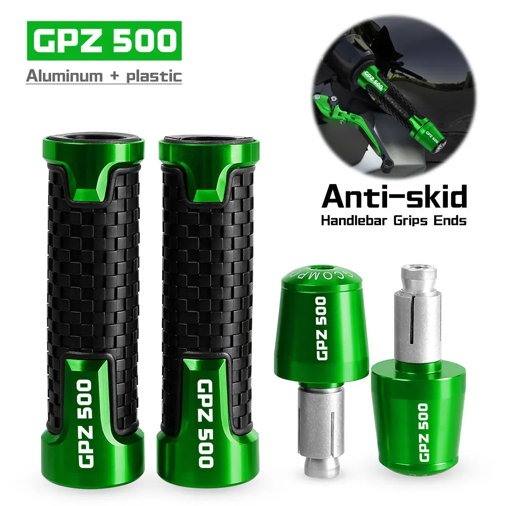 

FOR KAWASAKI GPZ500 GPZ 500 GPZ500S 1987-2001 2002 2003 CNC Hndlebar Grips Ends Weight handle bar grip end Anti Vibration Silder