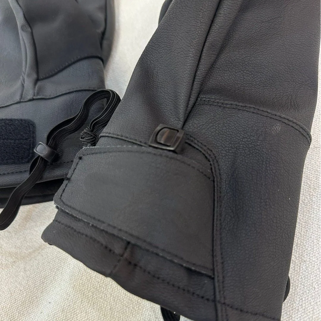 Sheepskin Three-Finger Ski Gloves Premium Minimalist Luxury Outdoor Ski/Snowboard Durable Fiber Warm Waterproof Goatskin Soft