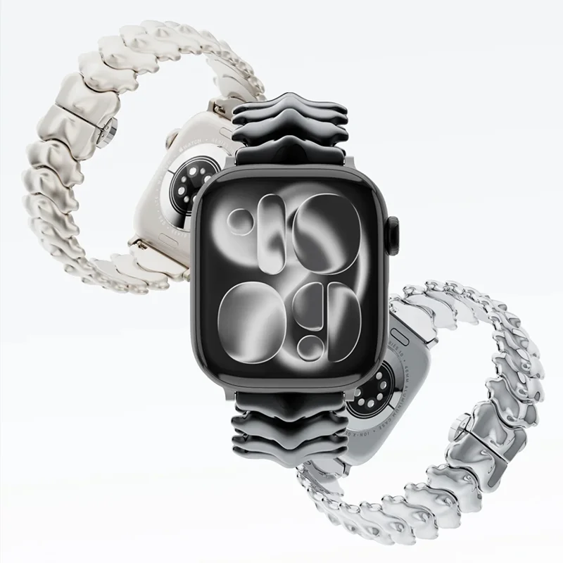 Stainless Steel Strap For iwatch Series 11 10 46mm 42mm Metal Band For Apple Watch Ultra 3 2 1 49mm 9 8 7 6 SE 5 45MM 44MM 41MM