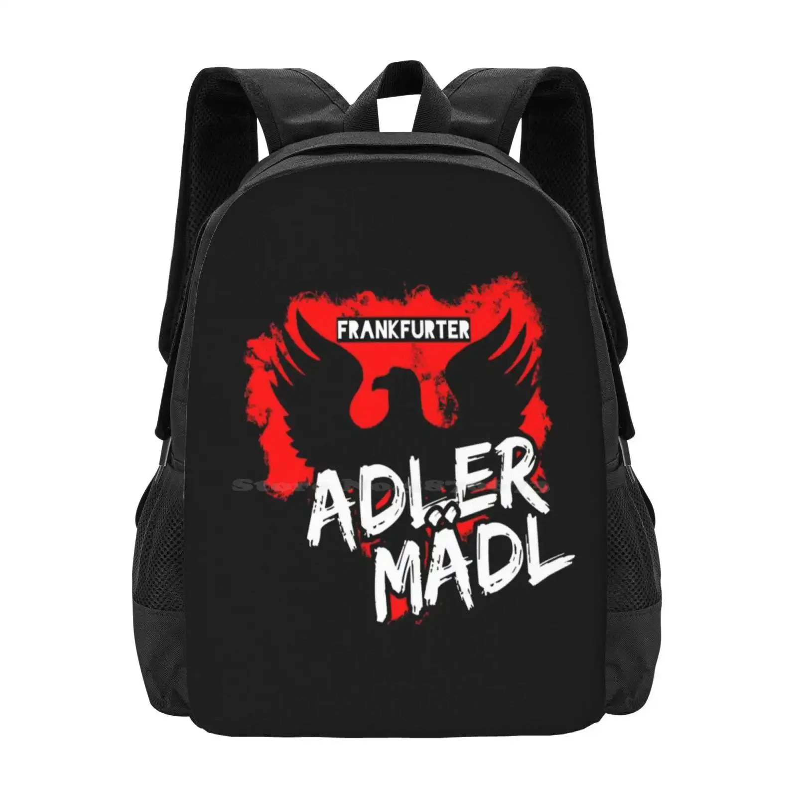 

Frankfurter-Eintracht Für Frauen / Damen Large Capacity School Backpack Laptop Bags Hessen Ultras Hooligans Streetwear Fanshirt